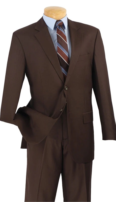 Brown 2 Piece Suit for Men