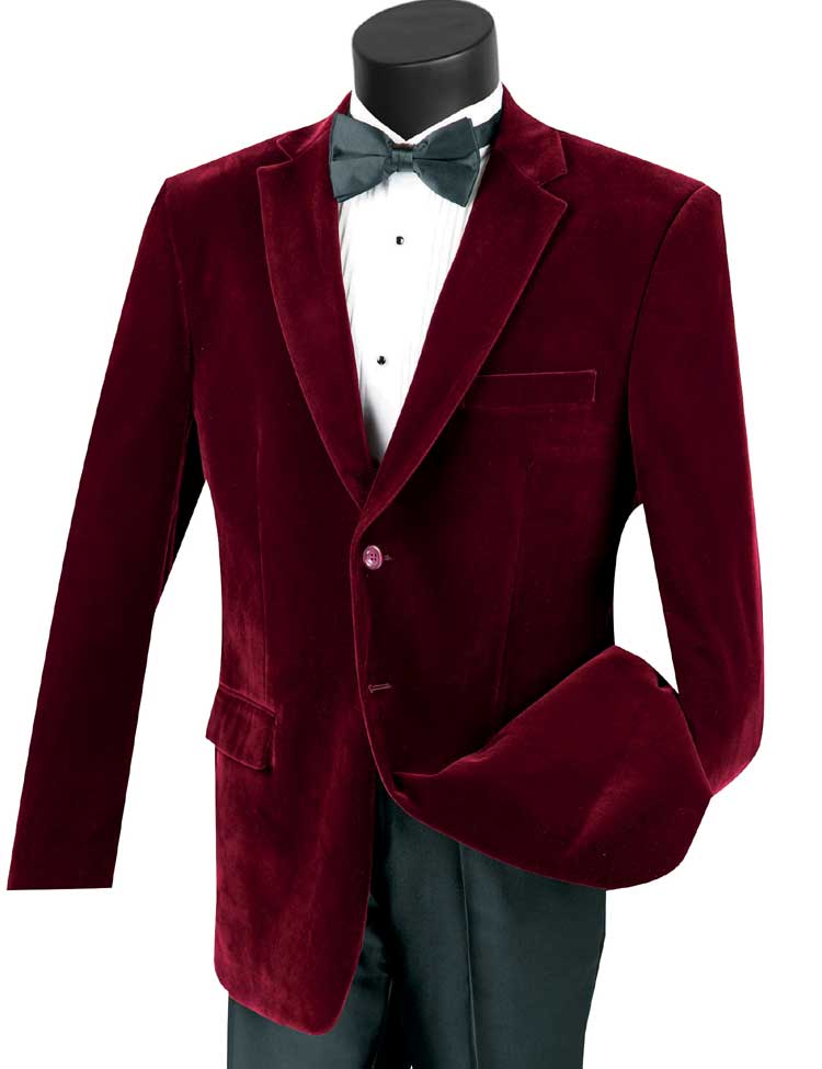 Men's Velvet Blazer