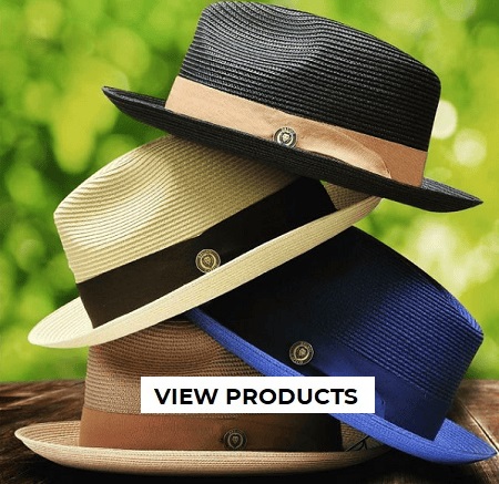 Collection of Mens Straw Summer Hats at ContempoSuits.com