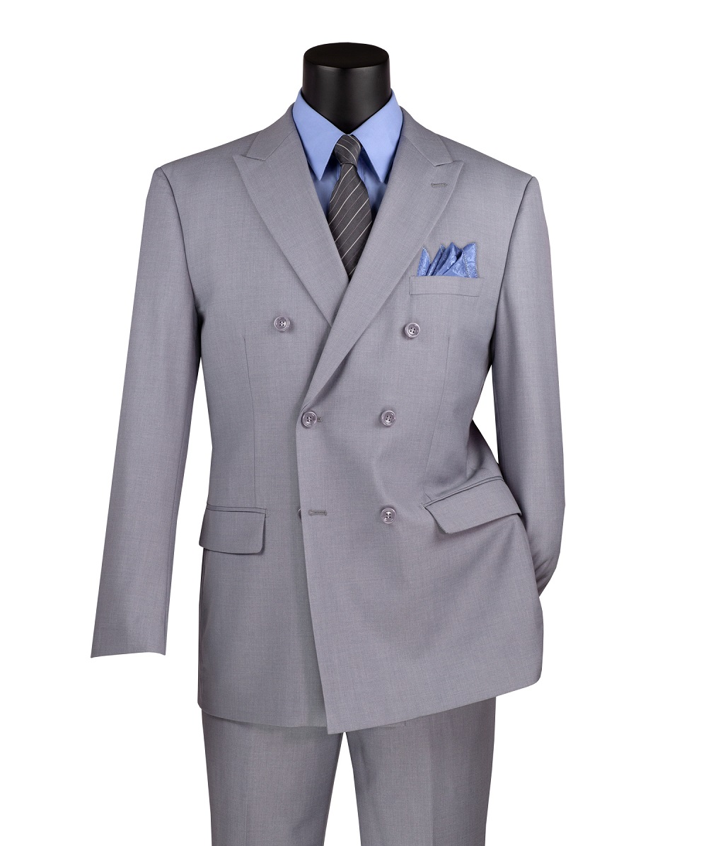 Double breasted Grey Suit by Vinci