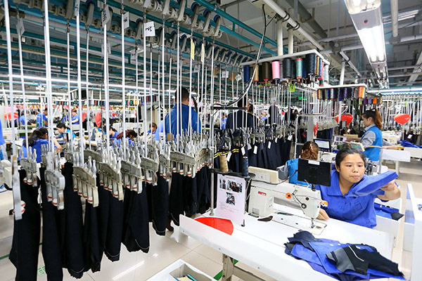 Modern Suit Factory in China